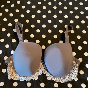 Wacoal grey underwire bra